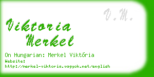viktoria merkel business card